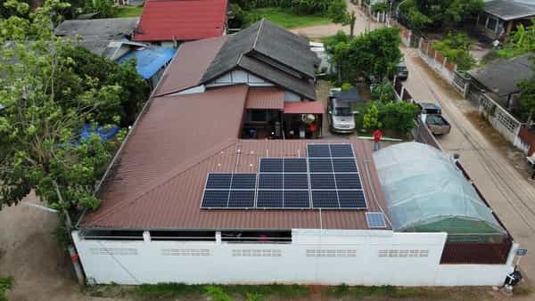 ติดตั้งโซลาร์เซลล์ บ้าน คุณประพันธ์ ราชบุรี 5 kW