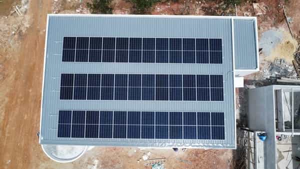ติดตั้งโซลาร์เซลล์ บริษัท เพียวฟ้า จำกัด นครราชสีมา 20 kW