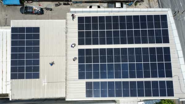 ติดตั้งโซลาร์เซลล์ บริษัท ไทย เอส.เอส. อิฐทนไฟ จำกัด สมุทรปราการ 50 kW
